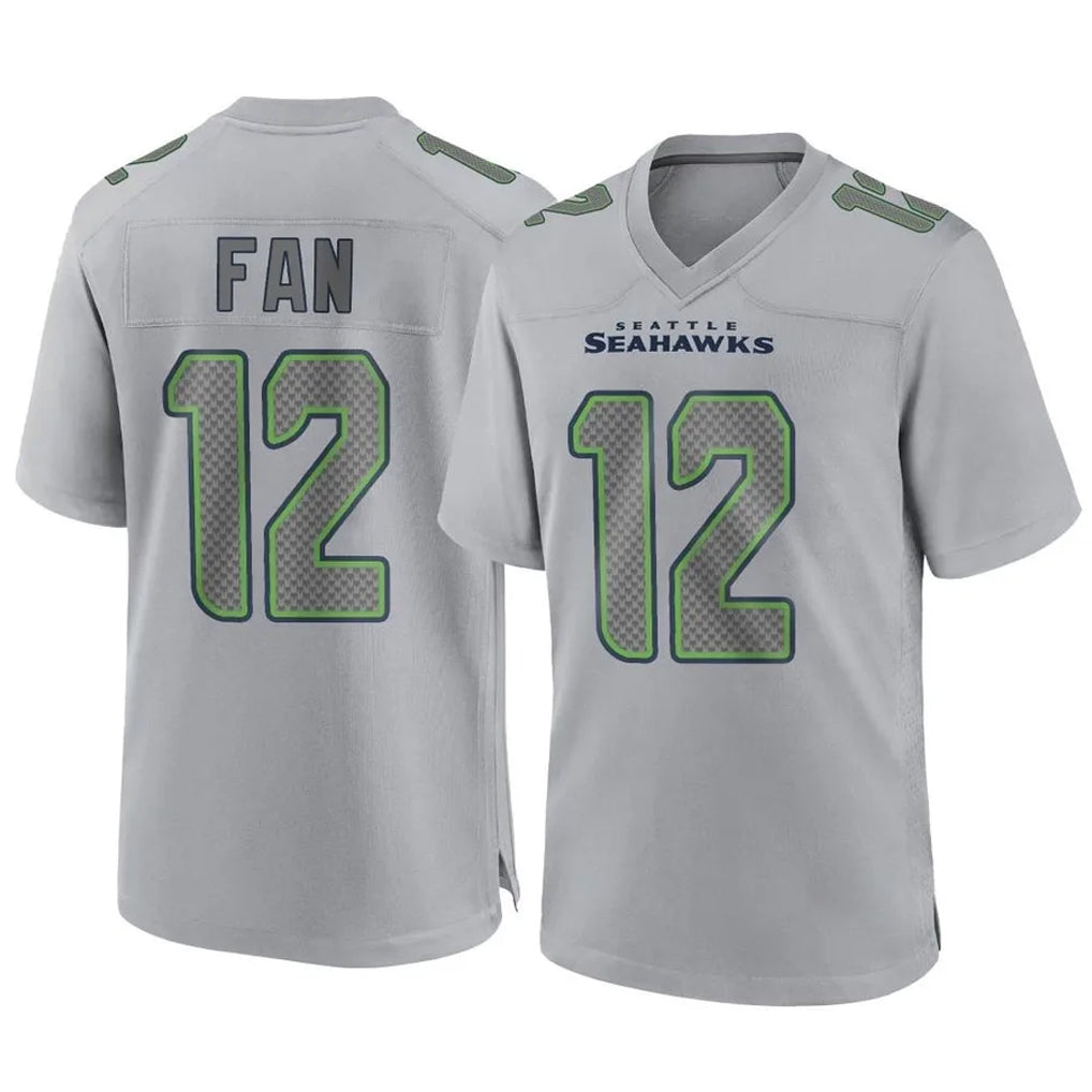 My Store S.Seahawks #12 12th Fan Player Gray Atmosphere Fashion Home Game Stitched Jerseys