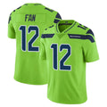 My Store S.Seahawks #12 12th Fan Player Green Limited Color Rush Home Game Stitched Jerseys