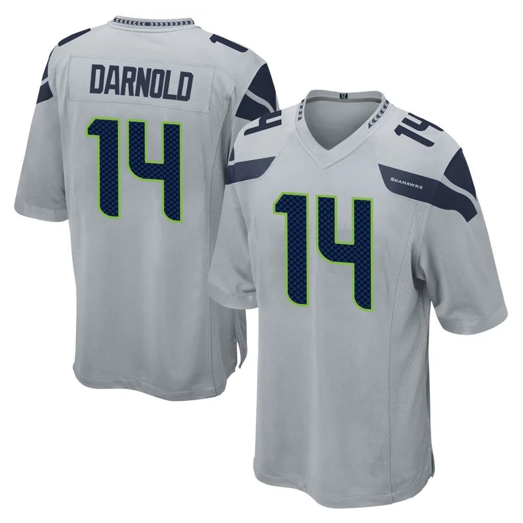 My Store S.Seahawks #14 Sam Darnold Player Gray Home Game Stitched Jerseys