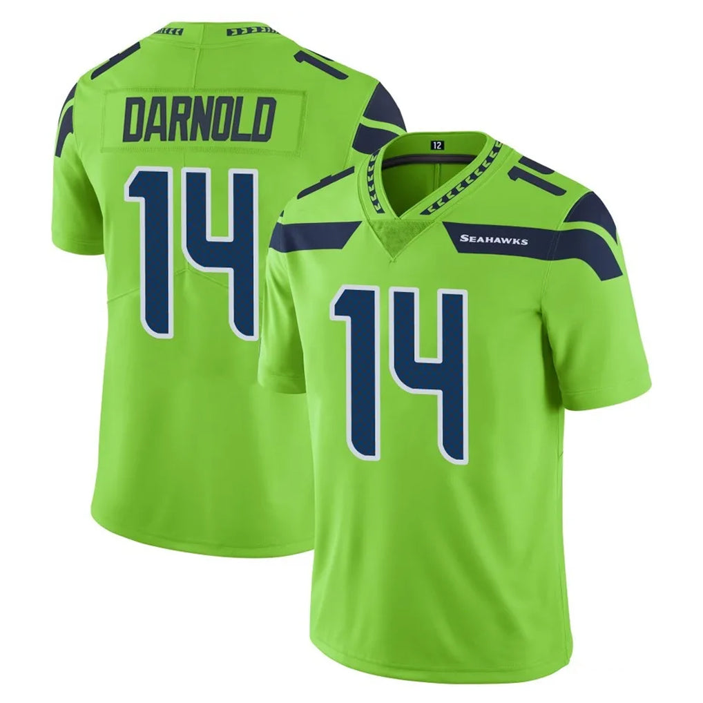 My Store S.Seahawks #14 Sam Darnold Player Green Limited Color Rush Home Game Stitched Jerseys