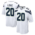 My Store S.Seahawks #20 Julian Love Player White Home Game Stitched Jerseys