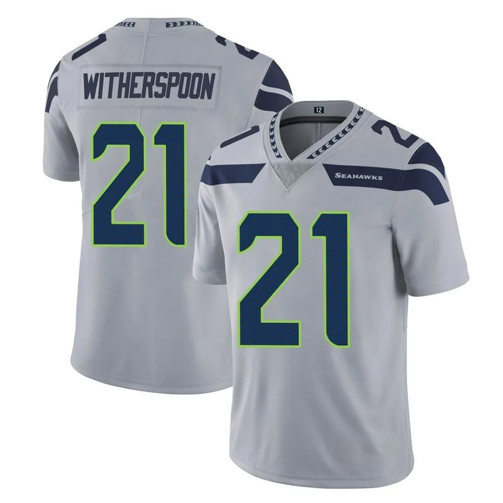 My Store S.Seahawks #21 Devon Witherspoon Player Gray Limited Vapor Untouchable Home Game Stitched Jerseys