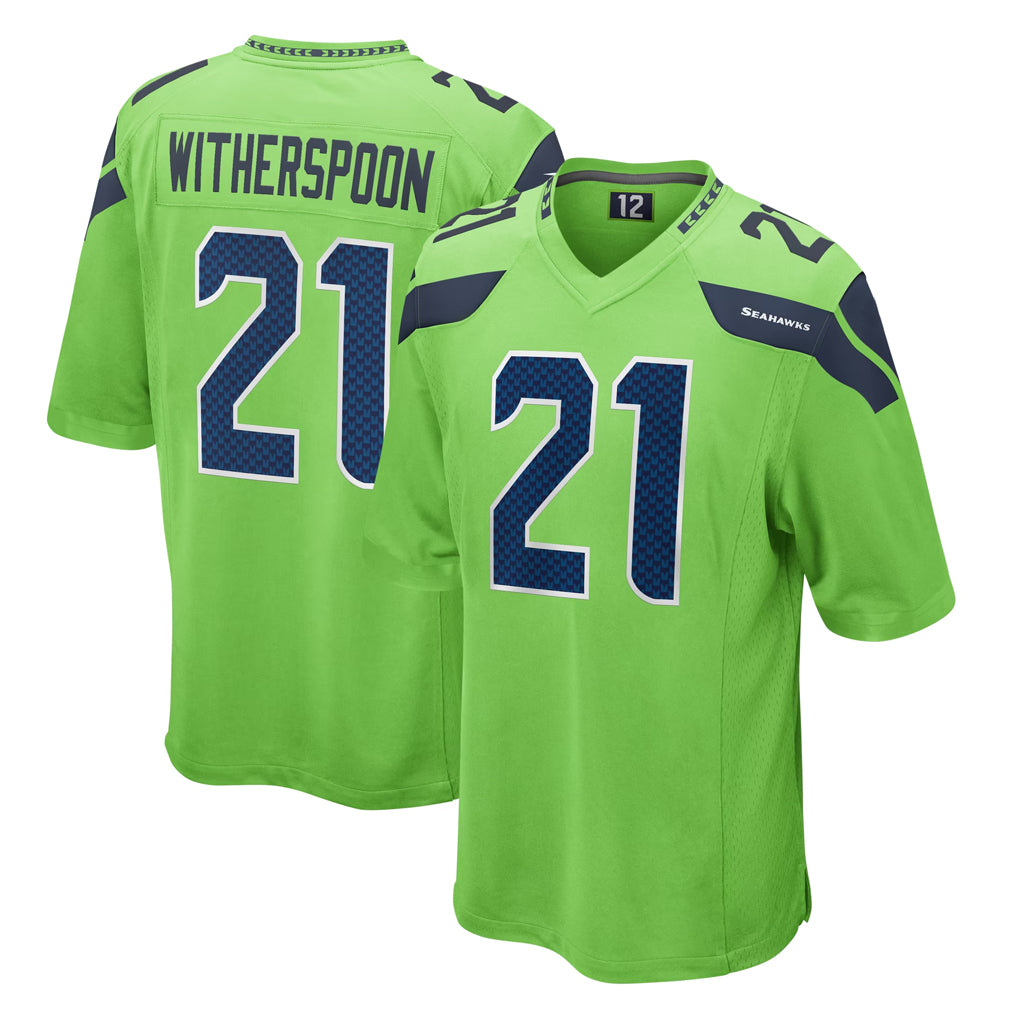 My Store S.Seahawks #21 Devon Witherspoon Player Green Home Game Stitched Jerseys