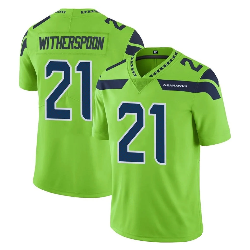 My Store S.Seahawks #21 Devon Witherspoon Player Green Limited Color Rush Home Game Stitched Jerseys