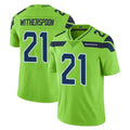 My Store S.Seahawks #21 Devon Witherspoon Player Green Limited Color Rush Home Game Stitched Jerseys