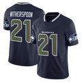 My Store S.Seahawks #21 Devon Witherspoon Player Navy Rivalries Vapor Limited Home Game Stitched Jerseys