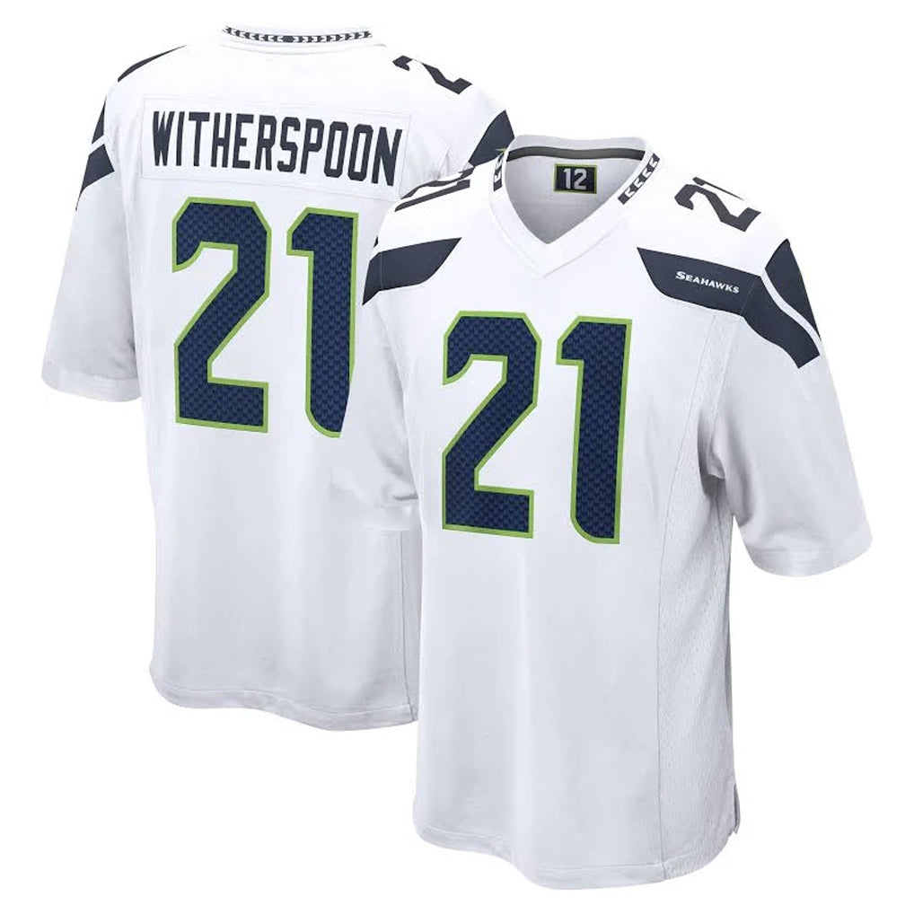 My Store S.Seahawks #21 Devon Witherspoon Player White Home Game Stitched Jerseys