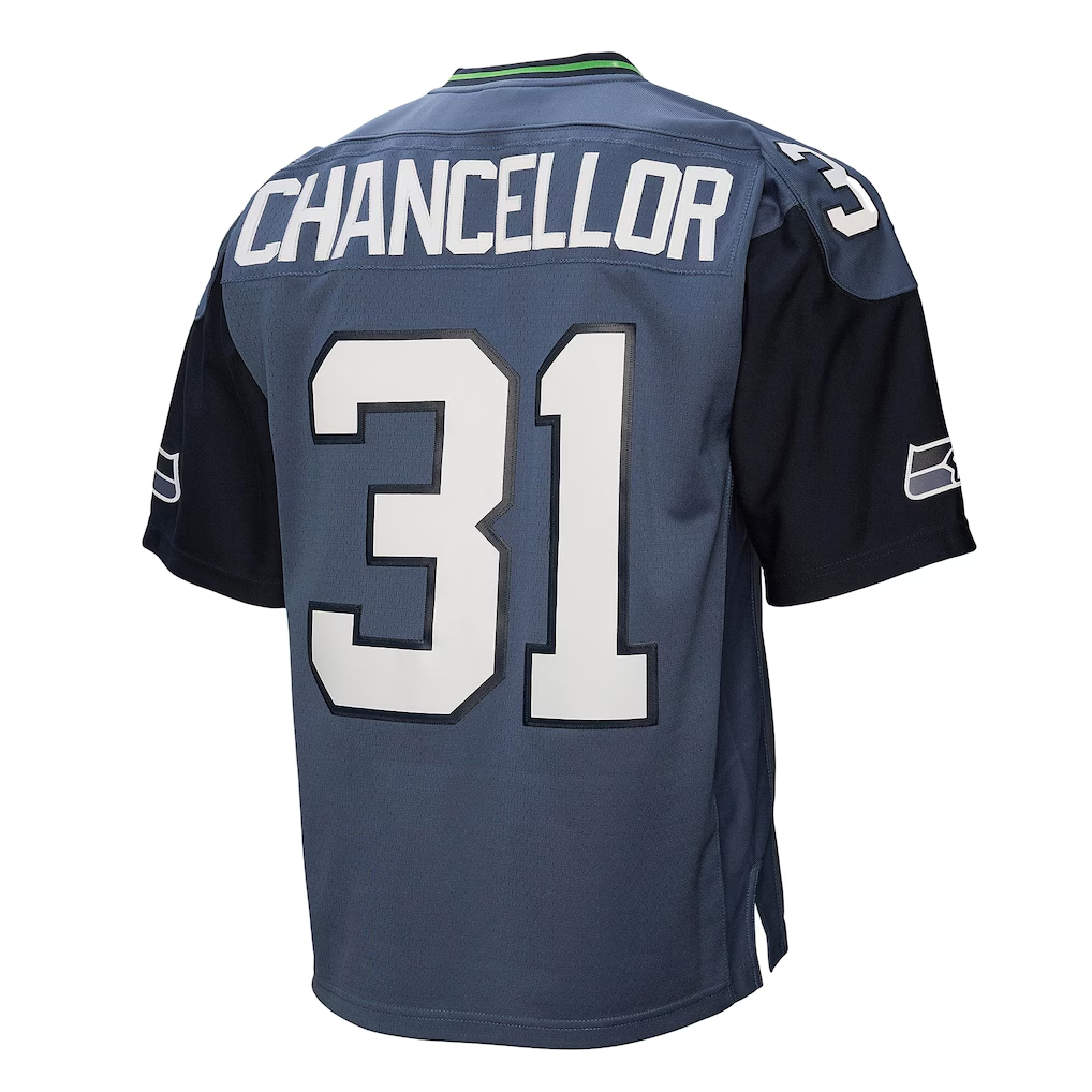 My Store S.Seahawks #31 Kam Chancellor Mitchell & Ness Blue 2011 Legacy Replica Stitched Jerseys