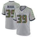 My Store S.Seahawks #39 Ty Okada Player Grey 2025 Rivalries Collection Home Game Stitched Jerseys