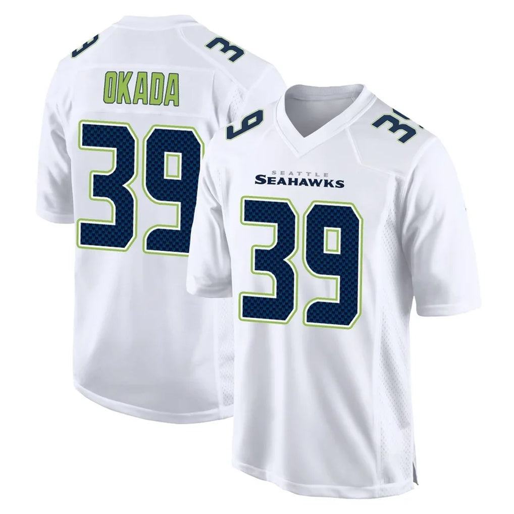 My Store S.Seahawks #39 Ty Okada Player White Tundra Fashion Home Game Stitched Jerseys