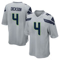 My Store S.Seahawks #4 Michael Dickson Player Gray Home Game Stitched Jerseys