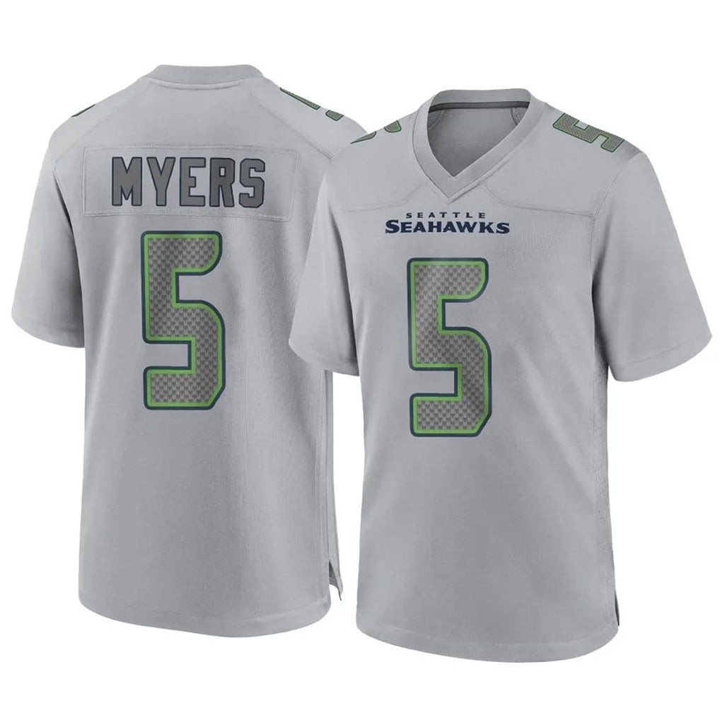 My Store S.Seahawks #5 Jason Myers Player Gray Atmosphere Fashion Home Game Stitched Jerseys