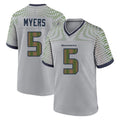 My Store S.Seahawks #5 Jason Myers Player Grey 2025 Rivalries Collection Home Game Stitched Jerseys