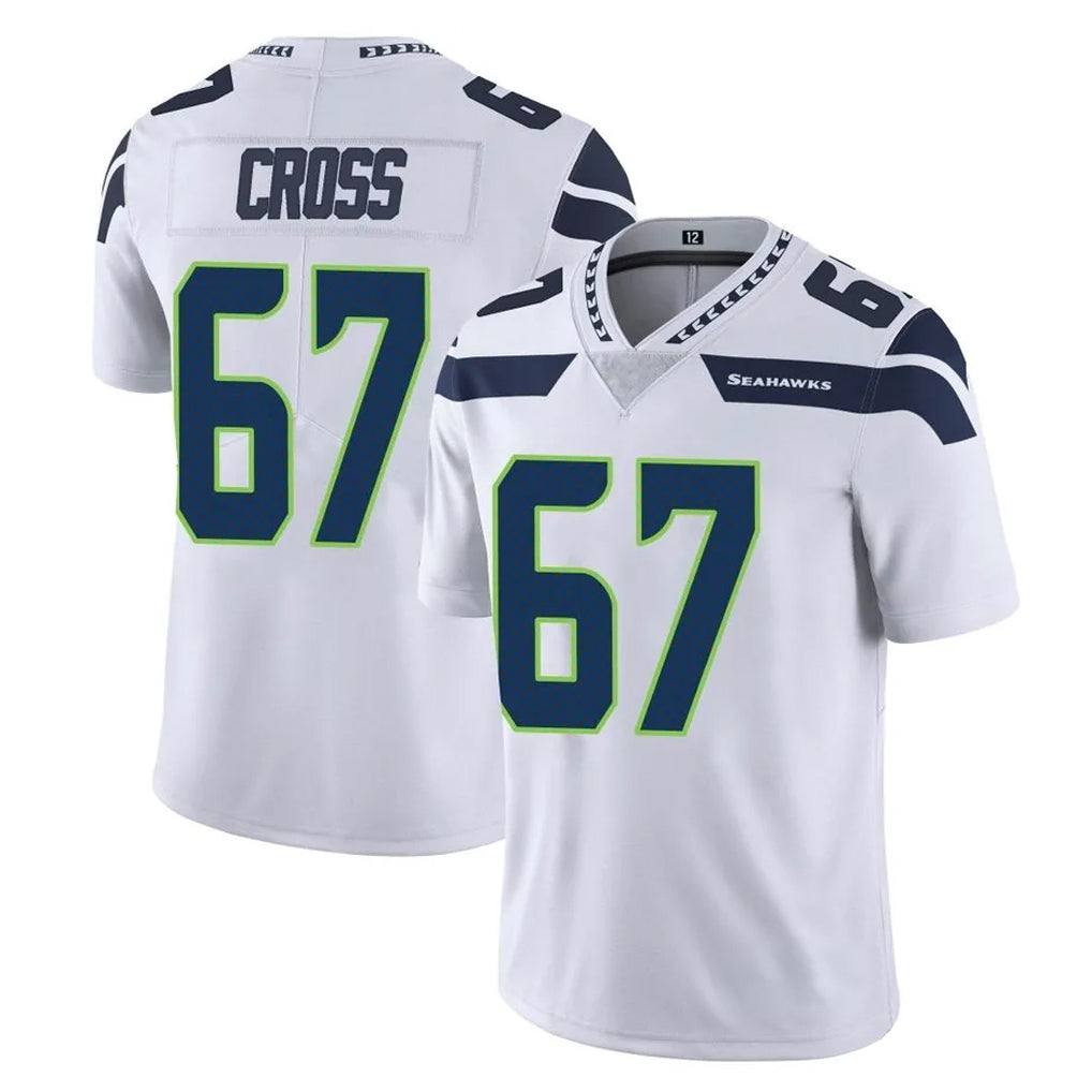 My Store S.Seahawks #67 Charles Cross Player White Limited Vapor Untouchable Home Game Stitched Jerseys