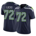 My Store S.Seahawks #72 Abraham Lucas Player Navy Limited Vapor F.U.S.E. Home Game Stitched Jerseys