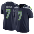 My Store S.Seahawks #7 Uchenna Nwosu Player Navy Limited Vapor F.U.S.E. Home Game Stitched Jerseys
