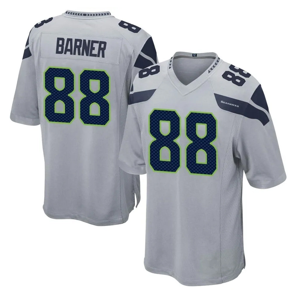 My Store S.Seahawks #88 AJ Barner Player Gray Home Game Stitched Jerseys