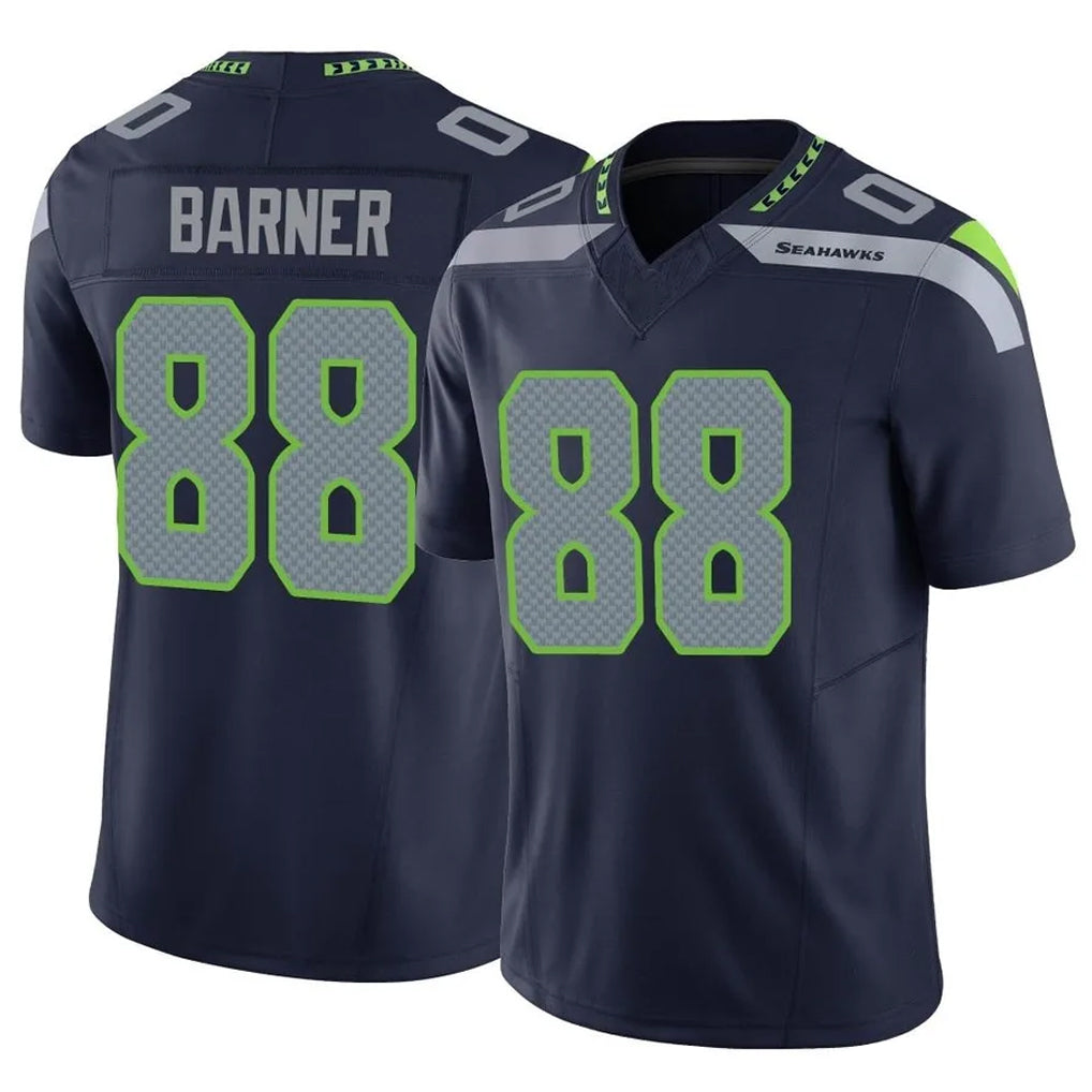 My Store S.Seahawks #88 AJ Barner Player Navy Limited Vapor F.U.S.E. Home Game Stitched Jerseys