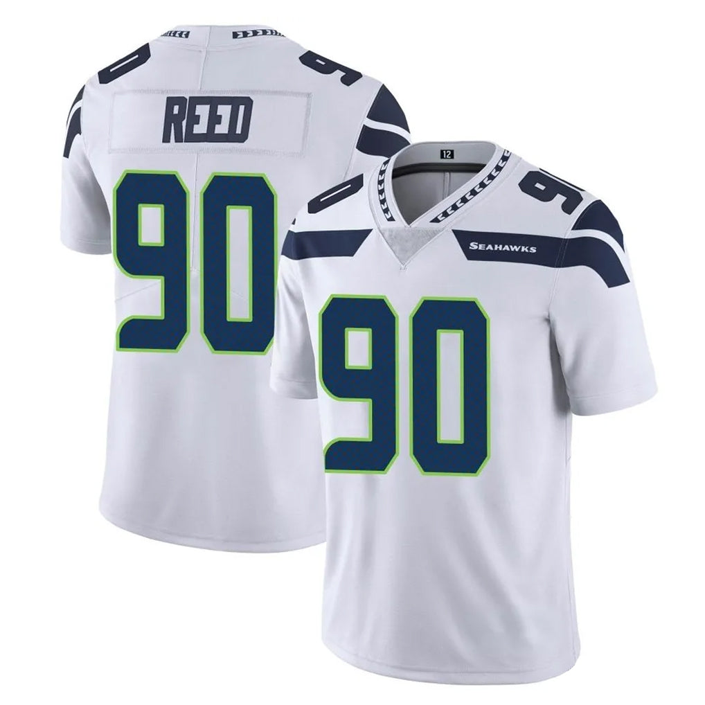 My Store S.Seahawks #90 Jarran Reed Player White Limited Vapor Untouchable Home Game Stitched Jerseys