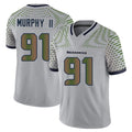 My Store S.Seahawks #91 Byron Murphy II Player Grey Limited 2025 Rivalries Collection Home Game Stitched Jerseys