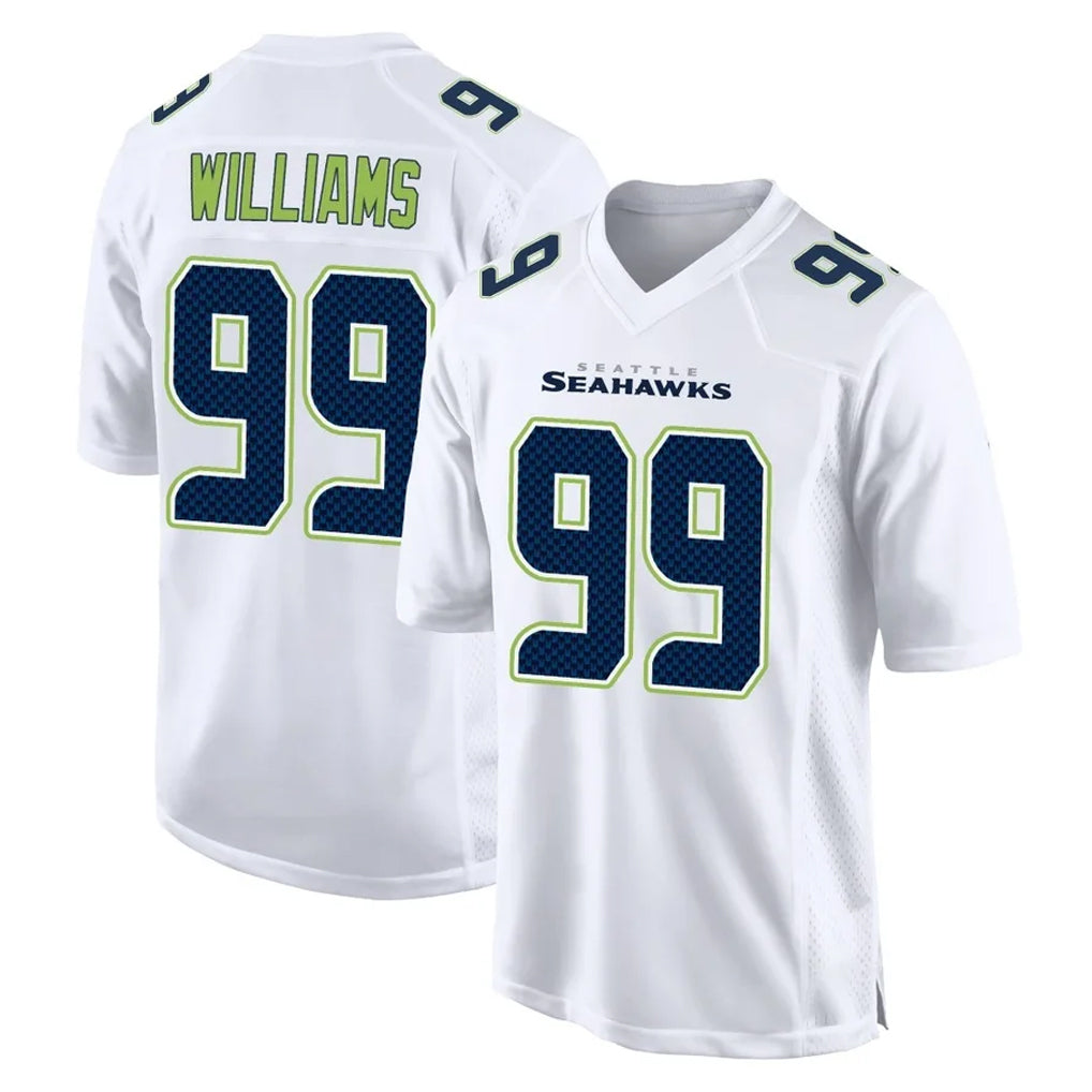 My Store S.Seahawks #99 Leonard Williams Player White Tundra Fashion Home Game Stitched Jerseys