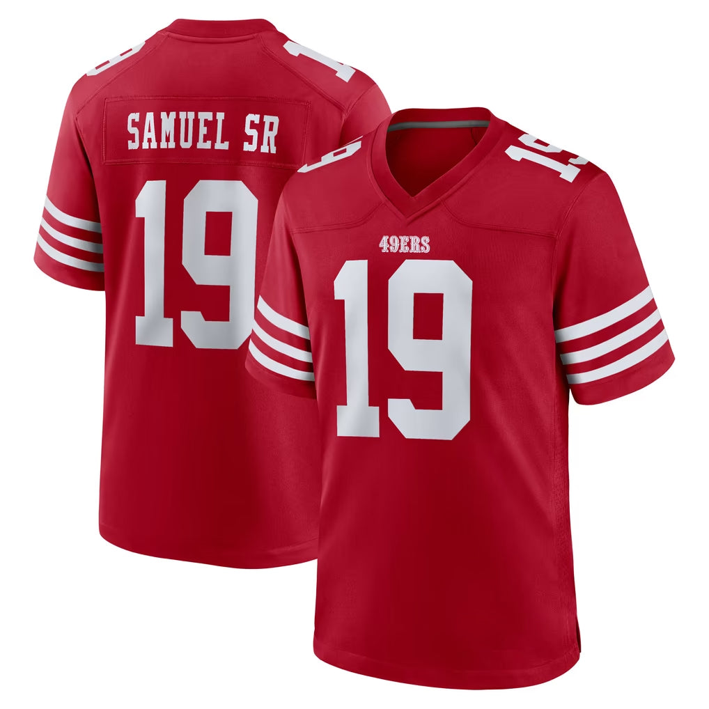 My Store SF.49ers #19 Deebo Samuel Sr. Player Red Game Home Stitched Jerseys