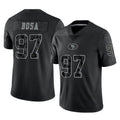 My Store SF.49ers #97 Nick Bosa Player Black Limited Reflective Home Game Stitched Jerseys