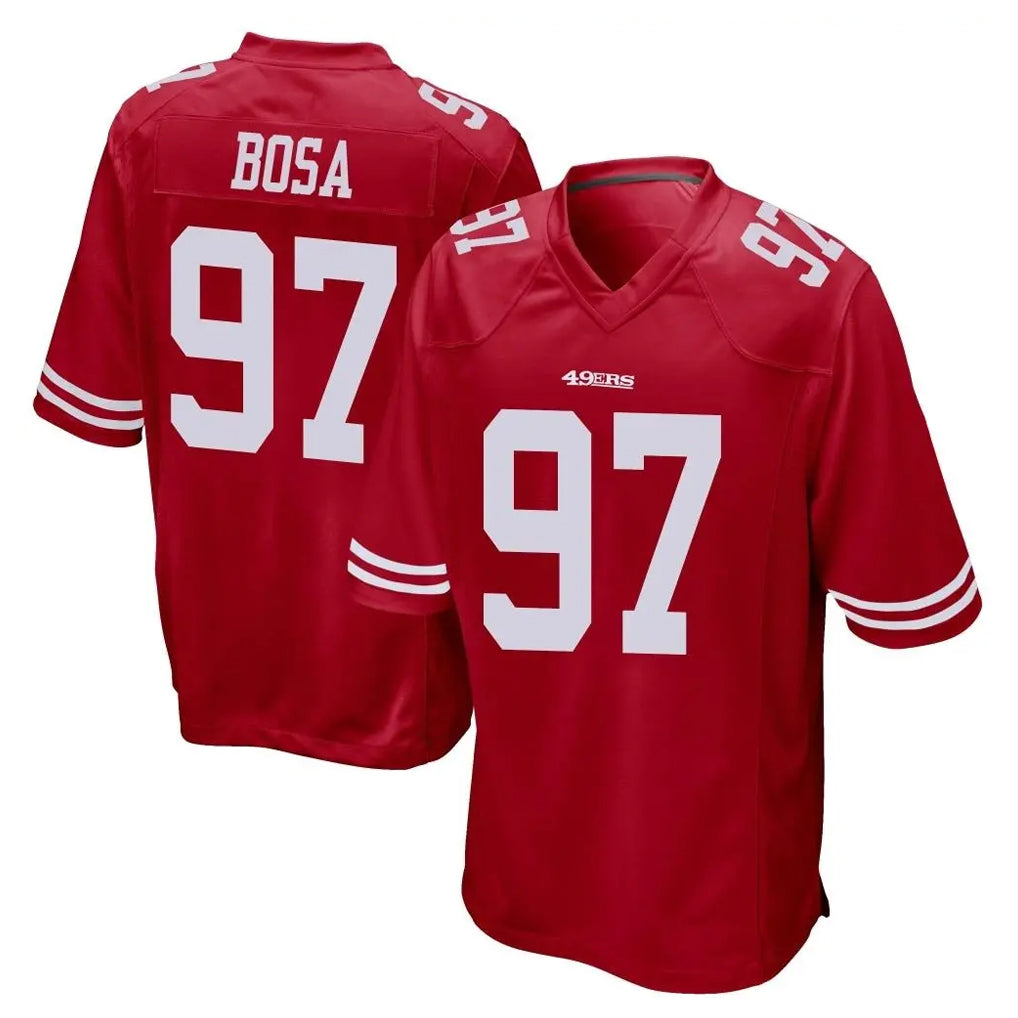 My Store SF.49ers #97 Nick Bosa Player Red Home Game Stitched Jerseys