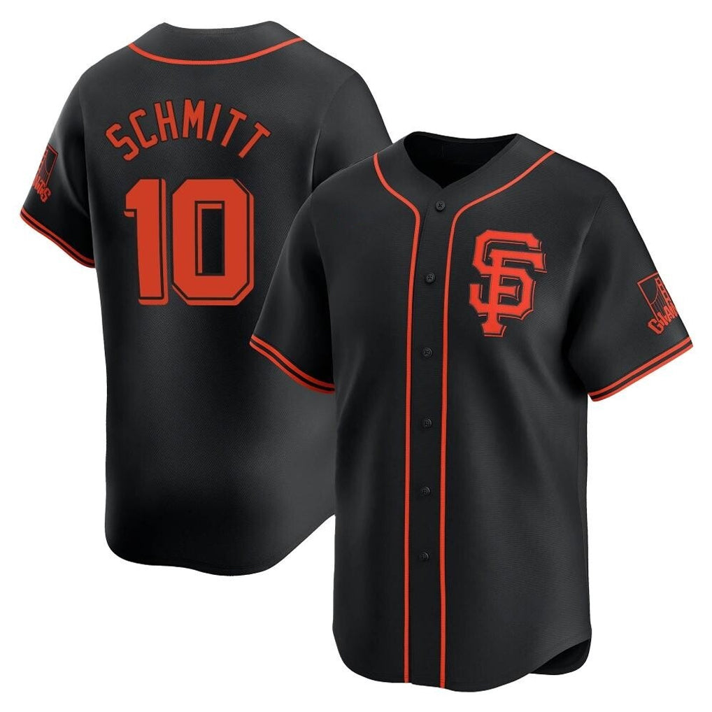 My Store SF.Giants #10 Casey Schmitt Player  Black 2026 Home Limited Stitched Jerseys