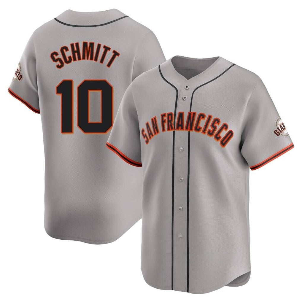 My Store SF.Giants #10 Casey Schmitt Player Gray Home Limited Stitched Jerseys