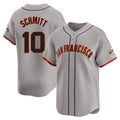 My Store SF.Giants #10 Casey Schmitt Player Gray Home Limited Stitched Jerseys