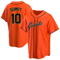 My Store SF.Giants #10 Casey Schmitt Player Orange Home Game Stitched Jerseys