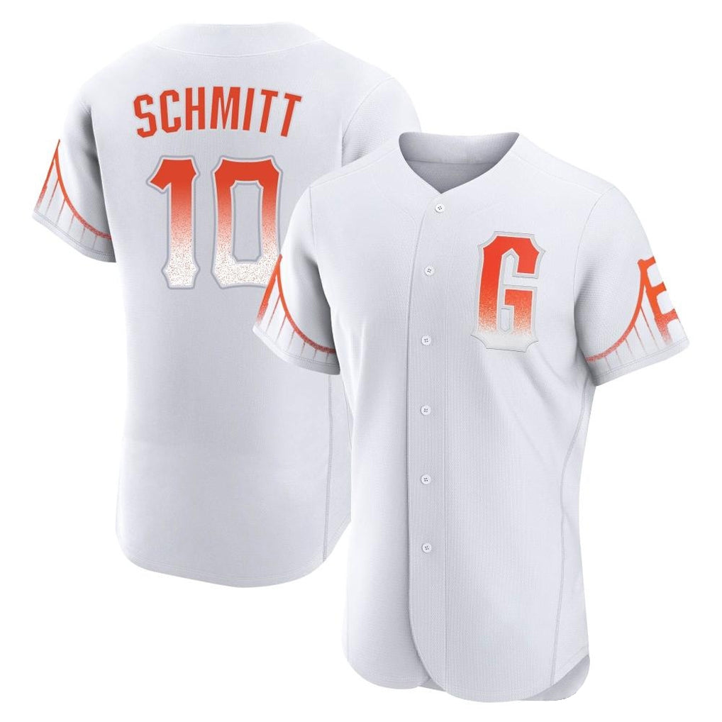 My Store SF.Giants #10 Casey Schmitt Player White City Connect Home Limited Elite Stitched Jerseys