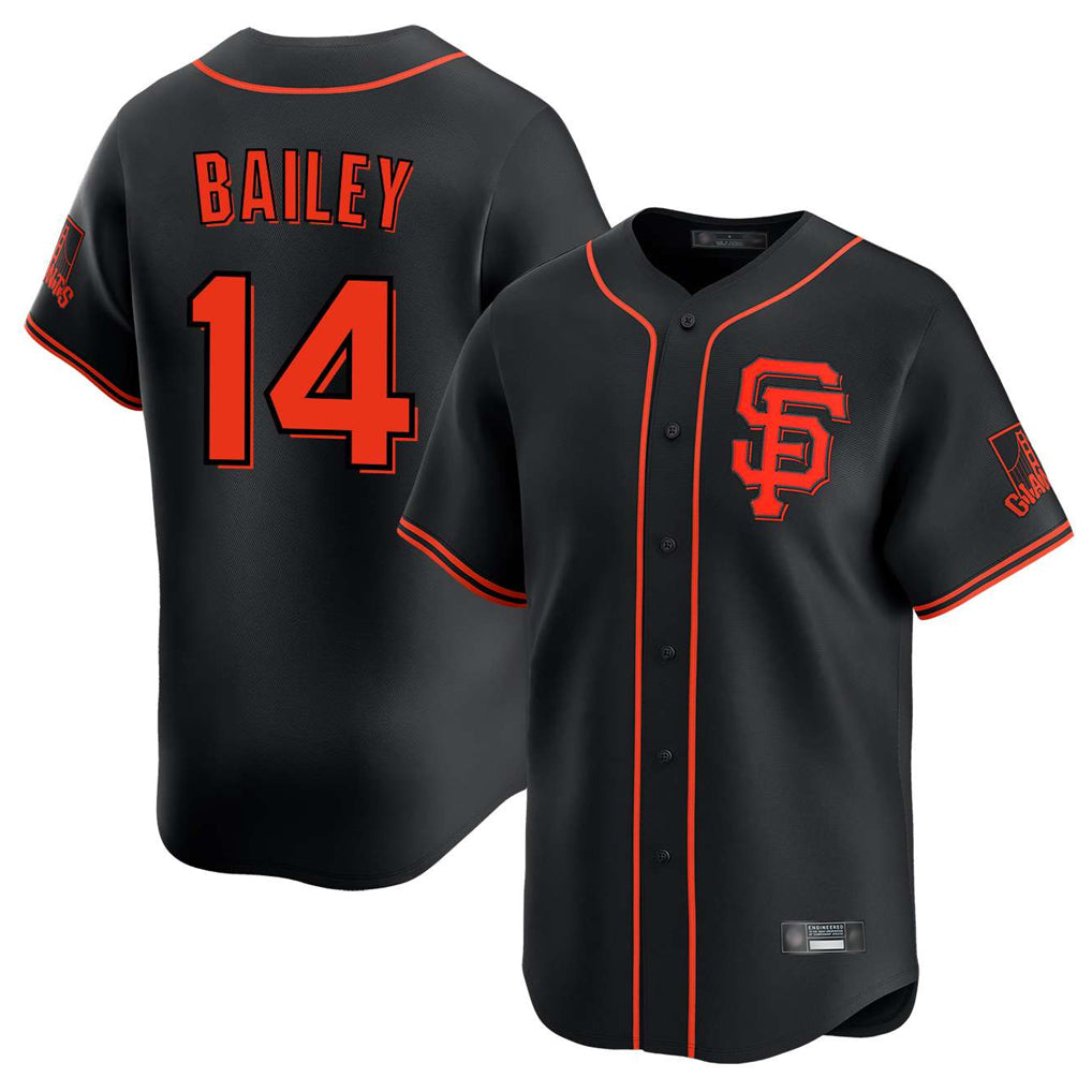 My Store SF.Giants #14 Patrick Bailey Player Black 2026 Home Limited Stitched Jerseys