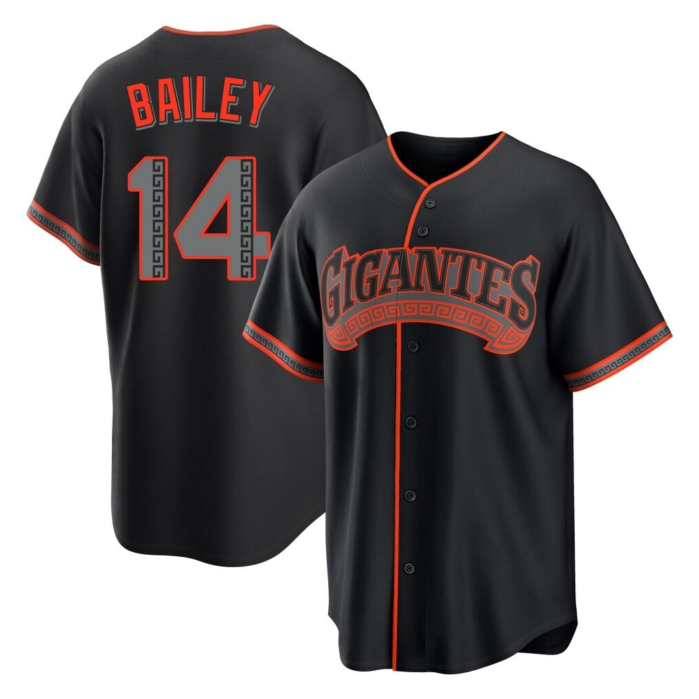 My Store SF.Giants #14 Patrick Bailey Player Black Alternate Limited Stitched Jerseys