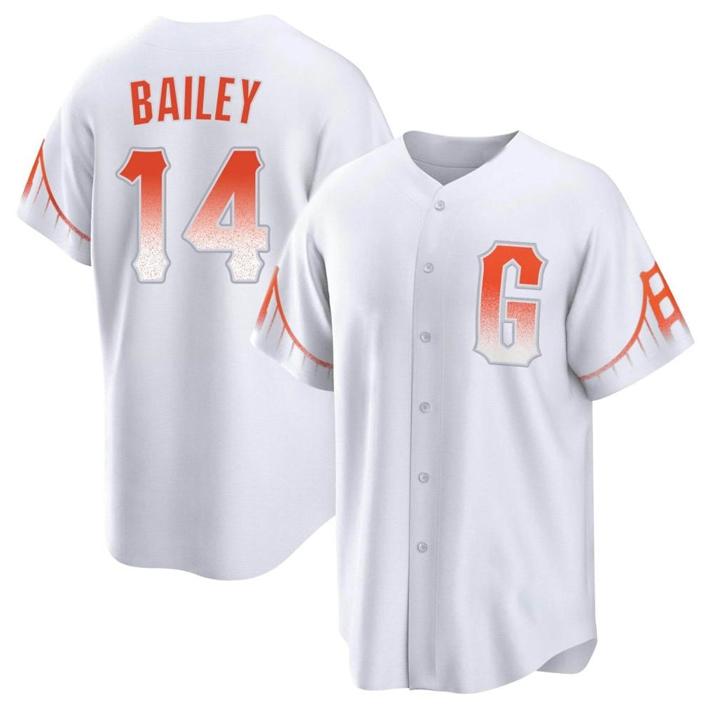 My Store SF.Giants #14 Patrick Bailey Player White City Connect Home Game Stitched Jerseys