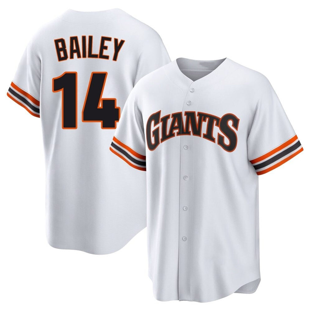 My Store SF.Giants #14 Patrick Bailey Player White Home Game Stitched Jerseys
