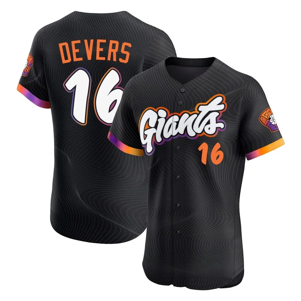 My Store SF.Giants #16 Rafael Devers Player Black 2025 City Connect Home Limited Elite Stitched Jerseys