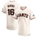 My Store SF.Giants #16 Rafael Devers Player Cream Home Limited Elite Stitched Jerseys