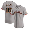My Store SF.Giants #16 Rafael Devers Player Gray Home Limited Elite Stitched Jerseys