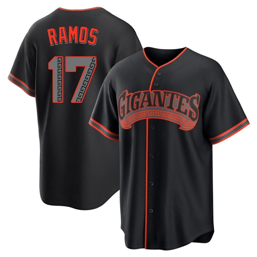 My Store SF.Giants #17 Heliot Ramos Player Black Alternate Limited Stitched Jerseys