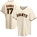 My Store SF.Giants #17 Heliot Ramos Player Cream Home Game Stitched Jerseys