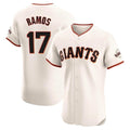 My Store SF.Giants #17 Heliot Ramos Player Cream Home Limited Elite Stitched Jerseys