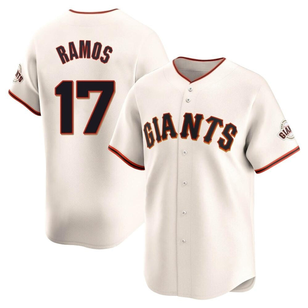 My Store SF.Giants #17 Heliot Ramos Player Cream Home Limited Stitched Jerseys