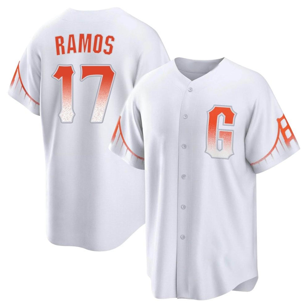 My Store SF.Giants #17 Heliot Ramos Player White City Connect Home Game Stitched Jerseys