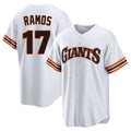 My Store SF.Giants #17 Heliot Ramos Player White Home Game Stitched Jerseys