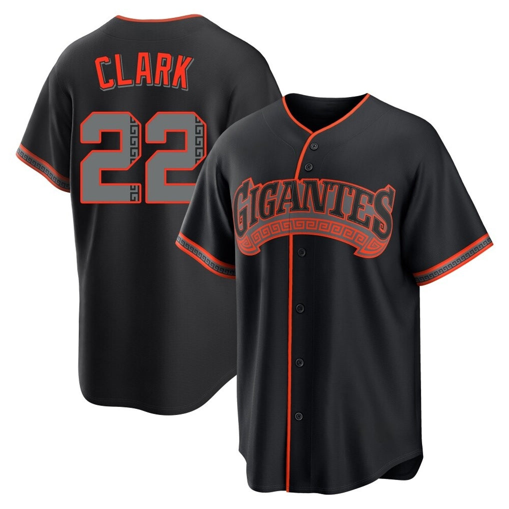 My Store SF.Giants #22 Will Clark Player Black Alternate Limited Stitched Jerseys