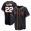 My Store SF.Giants #22 Will Clark Player Black Fashion Out Home Limited Stitched Jerseys