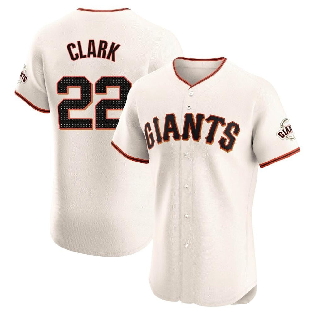My Store SF.Giants #22 Will Clark Player Cream Home Limited Elite Stitched Jerseys