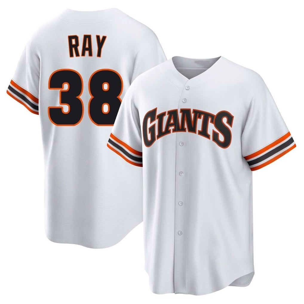 My Store SF.Giants #38 Robbie Ray Player White Home Game Stitched Jerseys